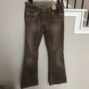 Bootcut Stitches Brown Jean